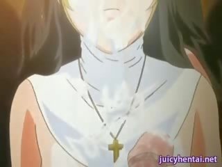 Hentai deity gets penetrated and gets cumshot