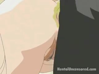 Amazingly pirang hentai femme fatale getting little cooze fucked by