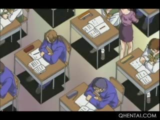 Esclavitud hentai escuela profesora soplo su estudiantes miembro