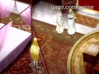 Excellent elf princess screwed by bunch of tentacles in hentai vid