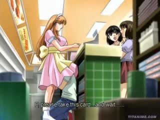 Atrakcyjny duży cycek hentai anime dziewica sis pijany w cr