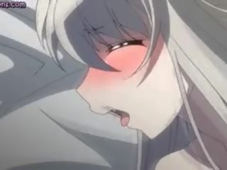 Kimainen anime nainen nykimistä iso mulkku