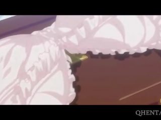 Hentai kjæreste spilt med henne pupper og våt kuse