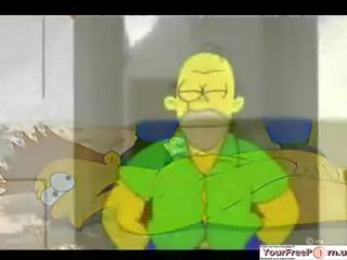 Simpsons marge huijareita päällä homer show