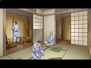 Ganbang im bad mit jap liebling (hentai)-- erwachsene klammer nocken 