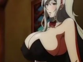 Turned on Fantasy Anime film With Uncensored Big Tits, Group,