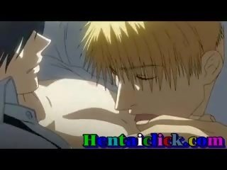 Hentai homo makker hebben hardcore seks film en liefde